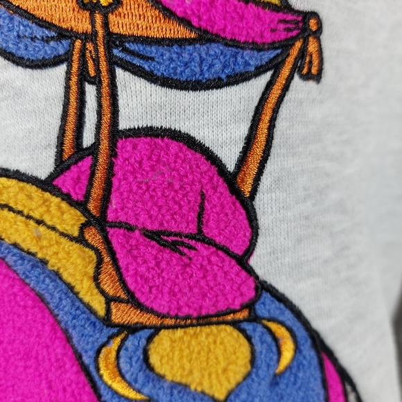 Disney Aladdin Grey Abu as Elephant Pullover Adult Hoodie from Oh My Disney - Picture 4 of 15